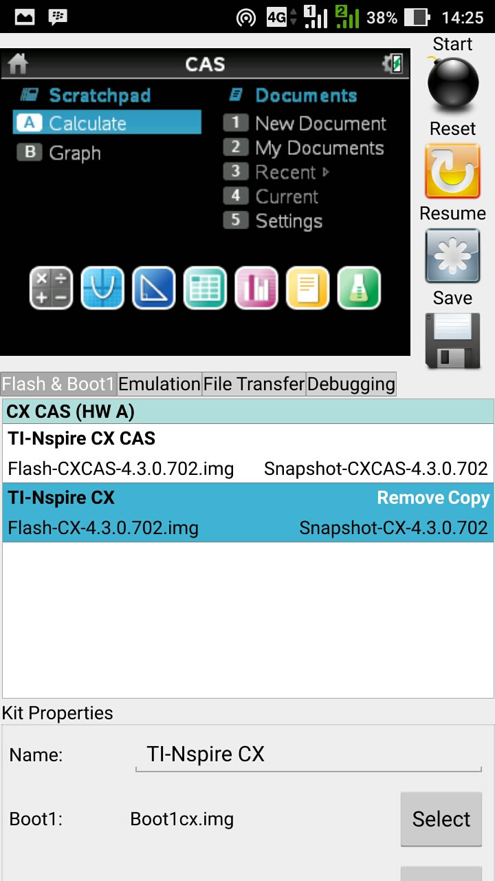 How to Emulate TI-Nspire CX CAS Touchpad on Android iOS with Firebird